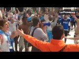 OM-PSG : les supporters olympiens donnent déjà de la voix en gare de Lyon