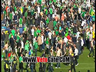 جماهير هيبرنيان تقتحم الملعب عقب الفوز بكأس استكلندا