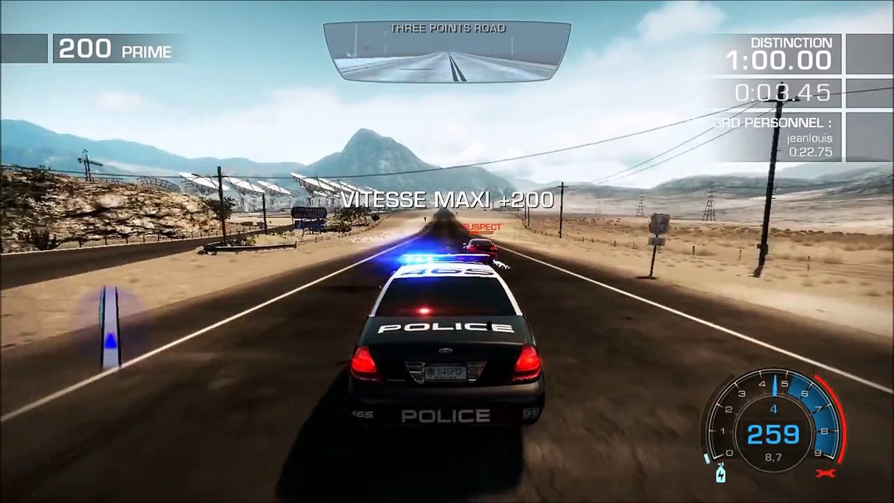 NFS Hot Pursuit Episode 1 : prolongue police "chase loi".