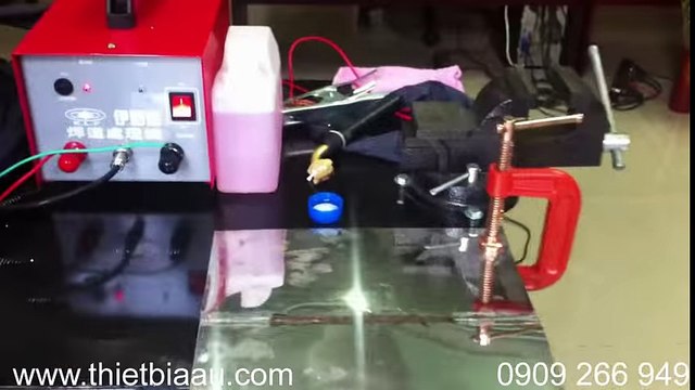 Máy tẩy mối hàn inox Call 0909 792 905 Mr Thạch - YouTube