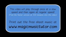 PAN'S LABYRINTH (Lullaby) - Easy - Piano / Keyboard Tutorial [Magic Music Tutor] free sheet music