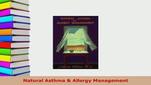 PDF  Natural Asthma  Allergy Management Free Books