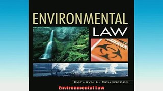 FREE PDF  Environmental Law  FREE BOOOK ONLINE