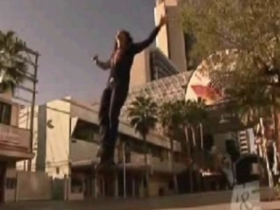 flying person