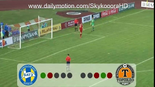 FC BATE Borisov 0(2)-(3)0 Torpedo Zhodino - All Penalties (21.5.2016) - Belarus Cup Final