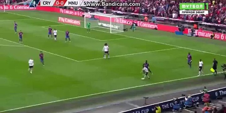 Wayne Rooney super POWER SHOOT Crystal Palace 0-0 Man UTD