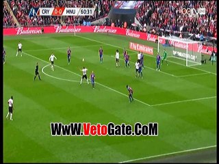 "القائم" يمنع مارسيال من هدف التقدم للمان يونايتد امام كريستال بالاس