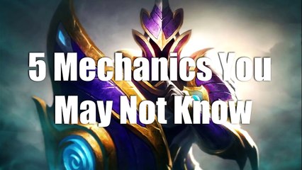 Dota 2 - 5 Mechanics You may not Know #7