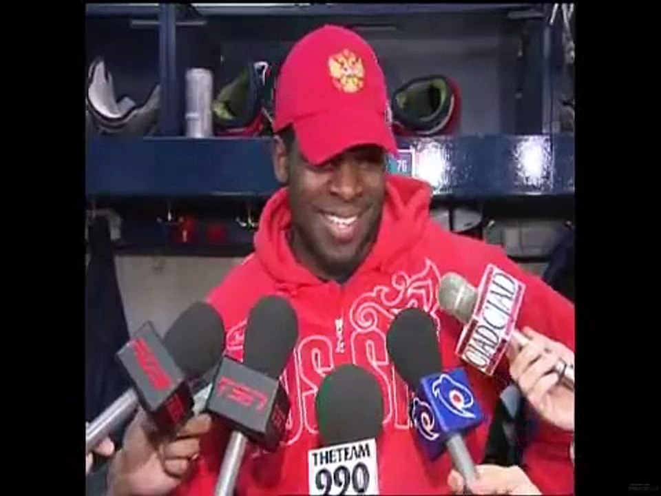 PK Subban Funny Interview (With Russia Outfit)