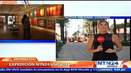 Expedición NTN24 Copa América Centenario: 'Caliche', el colombiano que con sus obras triunfa en Nueva Orleans