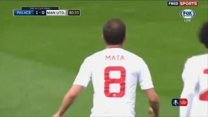Juan Mata Goal vs Crystal Palace (1-1) HD