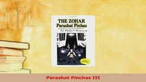 Read  Parashat Pinchas III Ebook Free