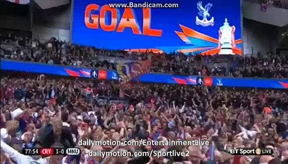 Jason Puncheon amazing goal hd crystal palace 1-0 man utd