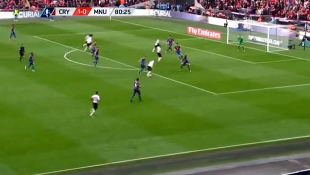 Juan Mata Goal - Crystal Palace 1-1 Manchester United - 21.05.2016