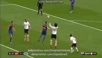 1-1 Juan Mata Goal | Crystal Palace 1-1 Manchester United FA CUP