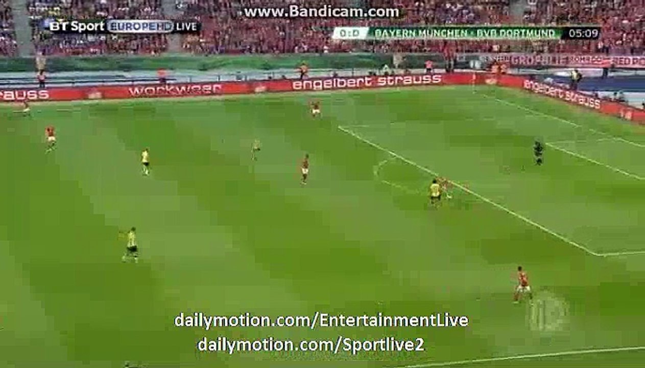 Thomas Muller Goal Bayern Munchen 1-0 BVB Dortmund DFB LOKAL