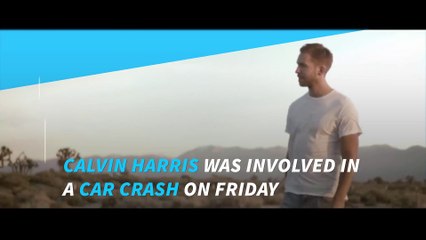 Calvin Harris hospitalised after car crash in Los Angeles