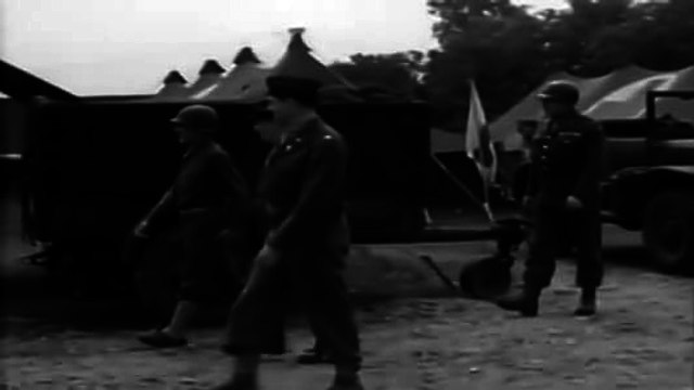 111-ADC-1398 Sec Of War Henry L Stimson Visits Normandy France 07-17-1944