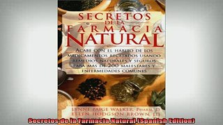 READ book  Secretos de la Farmacia Natural Spanish Edition Full EBook