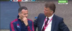 Chris Smalling GETS RED CARD - Crystal Palace 1-1 Manchester United 21-05-2016