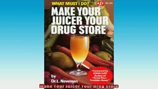 READ FREE FULL EBOOK DOWNLOAD  Make Your Juicer Your Drug Store Full EBook