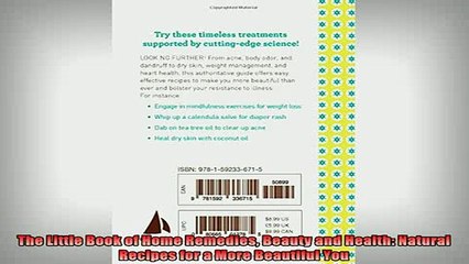 Free Full PDF Downlaod  The Little Book of Home Remedies Beauty and Health Natural Recipes for a More Beautiful Full Ebook Online Free
