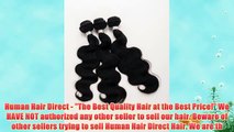 Human Hair Direct 100% Brazilian Remy Human Hair Extensions BODY WAVE 3-Pack (20 22 24) Bundle