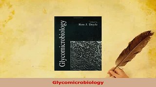 Read  Glycomicrobiology Ebook Free