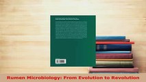 Download  Rumen Microbiology From Evolution to Revolution  EBook