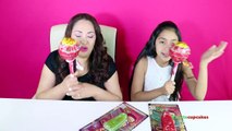 Giant Chupa Chups Lollipops Gummy Joker Tongue's Candy Review|B2cutecupcakes