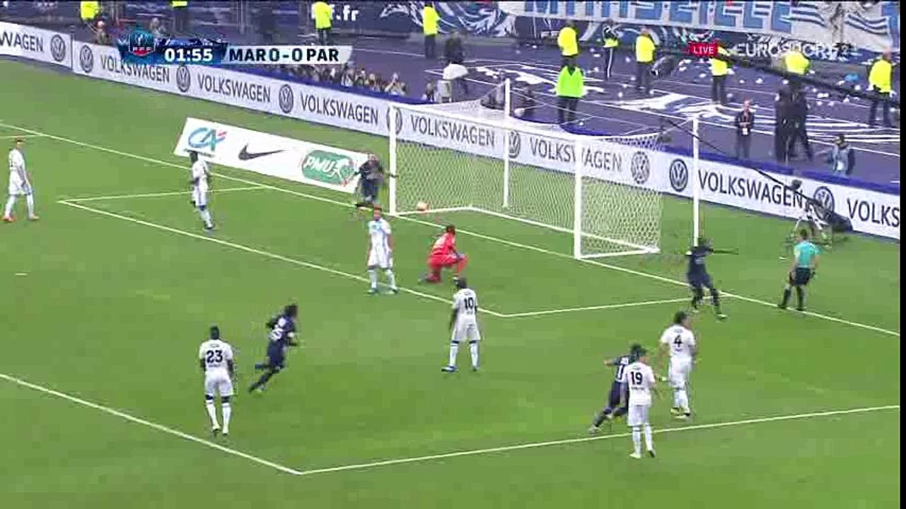 Blaise Matuidi Goal HD - Marseille 0-1 PSG - 21-05-2016