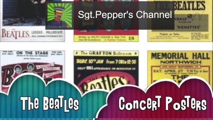 Beatles Concert Posters