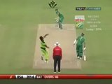 World Fastest Bowler Shoaib Akhtar Hit the batsman then bowl him out