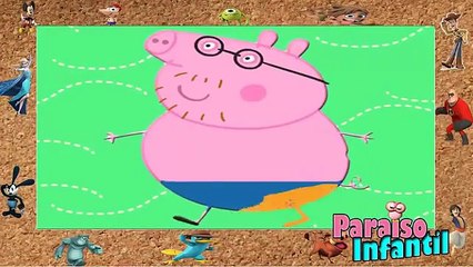 Скачать видео: Peppa Pig en ESPAÑOL se DISFRAZA de los personajes de Zootopia   Juego de Peppa Videos para niños