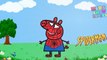 Peppa Pig Transforms into Awesome Disney Superheroes Characters Fun Coloring Episodes For Kids