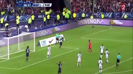 Olympique Marseille vs PSG 1-3 Goal Edinson Cavani   Coupe de France Final 21-05-2016 HD