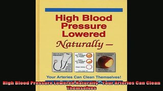 DOWNLOAD FREE Ebooks  High Blood Pressure Lowered Naturally  Your Arteries Can Clean Themselves Full Free