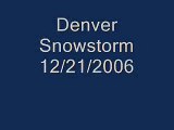 Denver Snowstorm