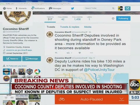 Coconino County Sheriff deputies involved in shooting