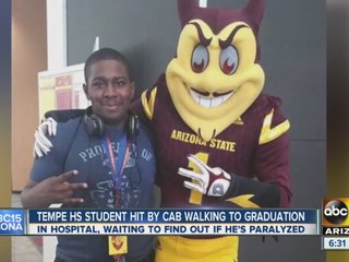 Tempe HS student hit by cab walking to graduation