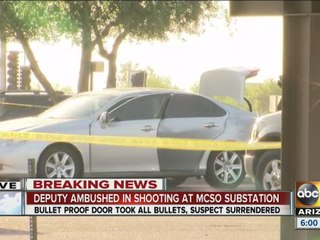 Deputy ambushed in shooting at MCSO substation