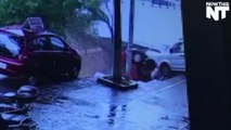 Sinkhole In China Swallows 4 Parked Cars