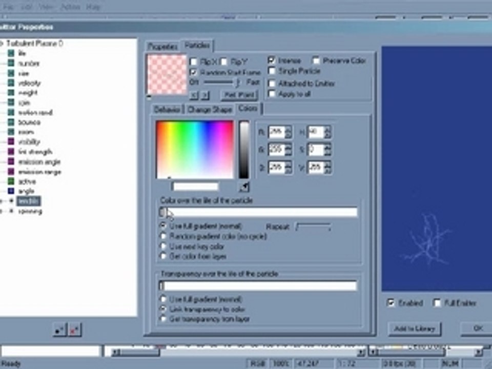 tuto particle illusion n°1