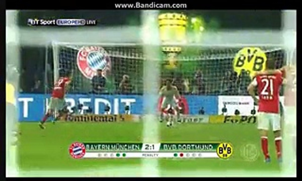 Bayern mUnchen champion on penalty watch on HD BAYERN =4= - =3= dortmund. HERO Neuer  21-05-2016