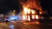 Violent incendie à la chaussée de Lille à Mouscron