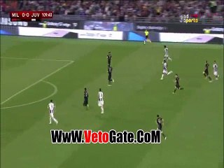 "يوفنتوس"يفوز بكأس ايطاليا بهدف امام ميلان