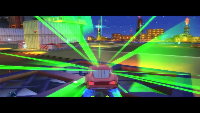 Epic Lightning McQueen Radiator Springs Race with Tow Mater & Camo Sarge in CARS 2 Gameplay