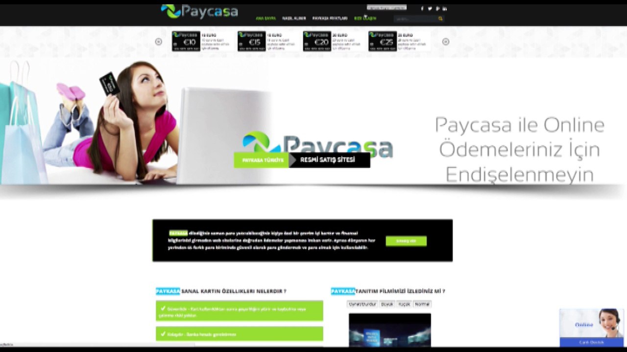 100 Euro Ucuz Paykasa Kart Satın Al - Kredi Kartı İle Paykasa Satın Al