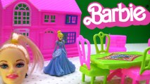 Barbie Moda Kızı Bebek Ebru Oyuncak Evi Prens ve Prenses Yemek Hazırlıyor