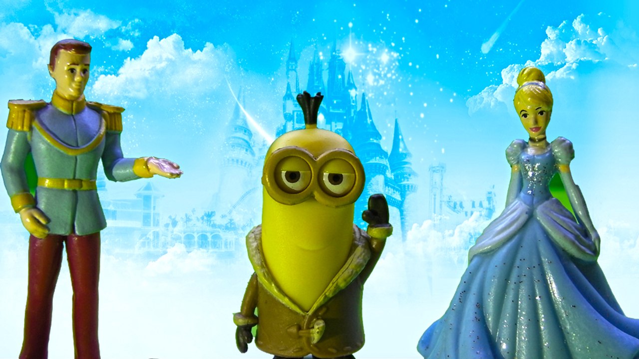 Disney Sindirella Ve Prens Minyonlar Kevin ile Oyun Hamuru Kalıpları